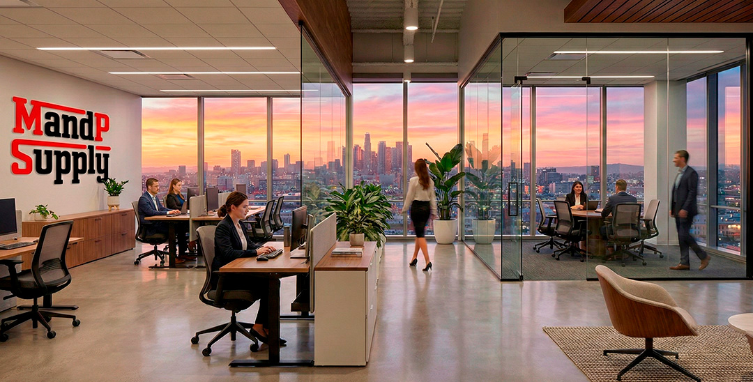 Modern global corporate office