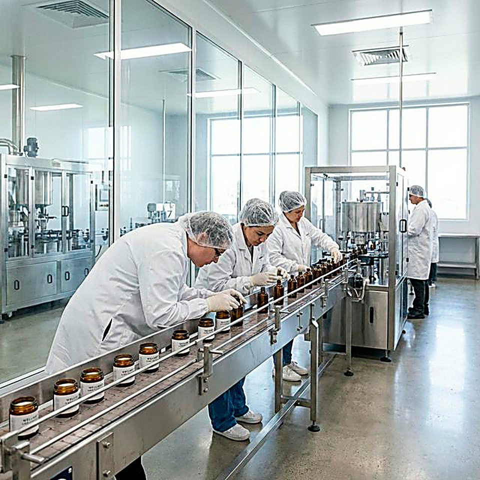 Clean wellness manufacturing facility